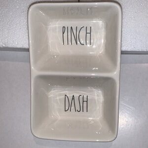 Rae Dunn farmhouse PINCH DASH tray